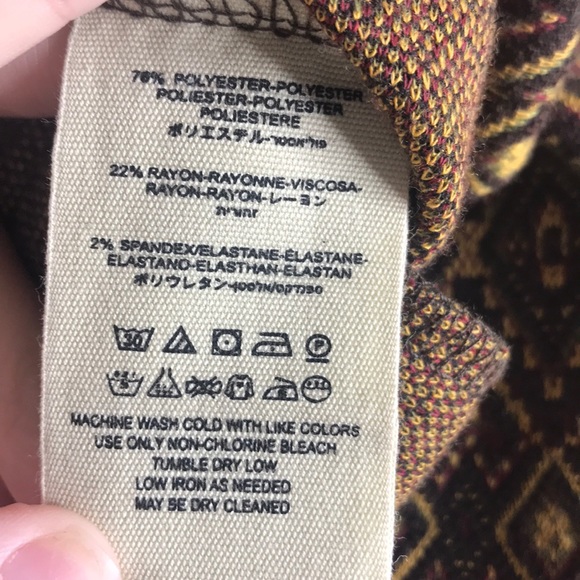 NWT Free people high waisted pattern boho pants - Picture 8 of 8